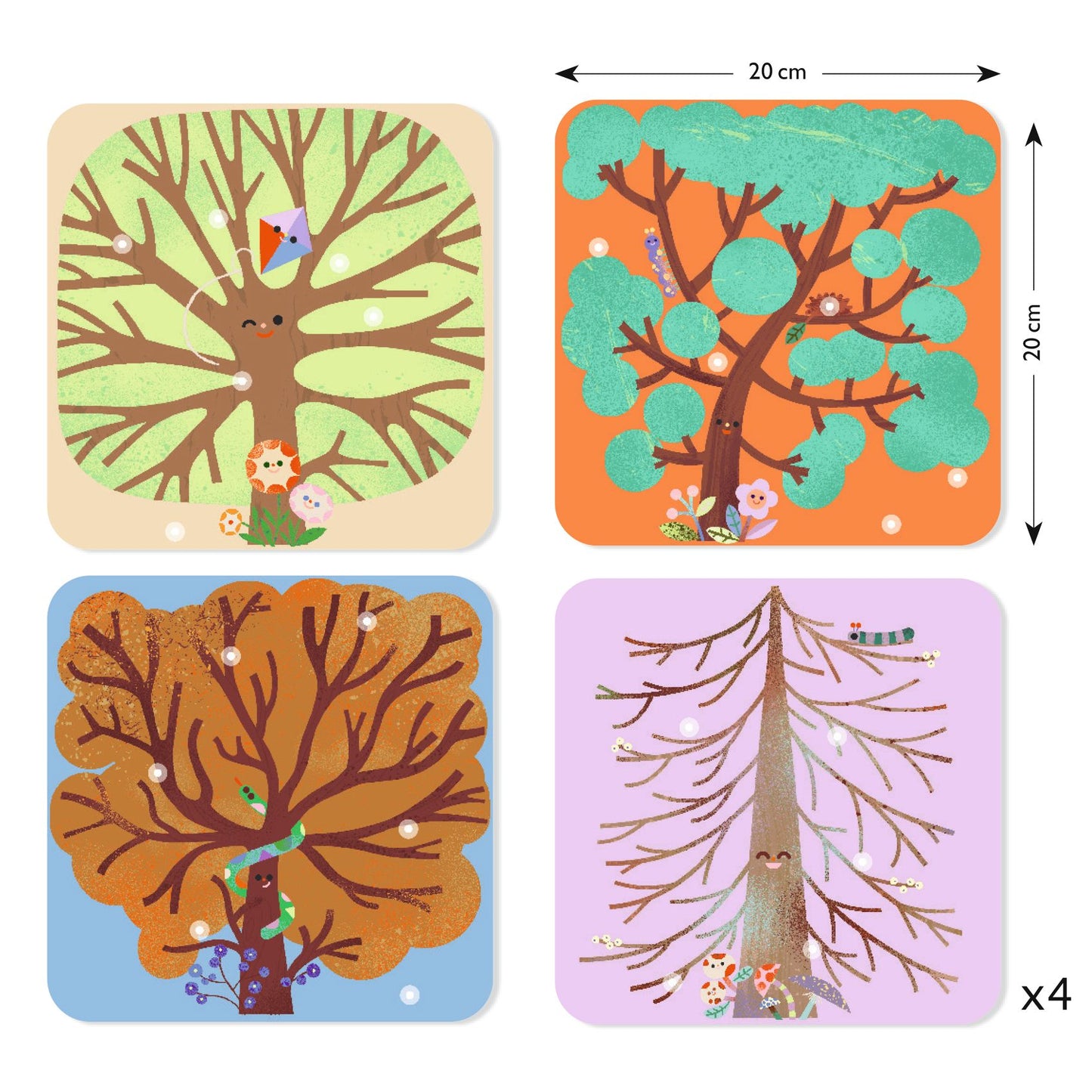 Djeco Through The Seasons Collage