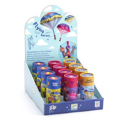 Djeco Parachutists Flying Heroes - Games Of Skill ( 1 Chosen At Random)