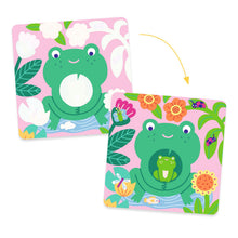Djeco Magic Coloring. Peekaboo! Garden Baby Animals Colouring