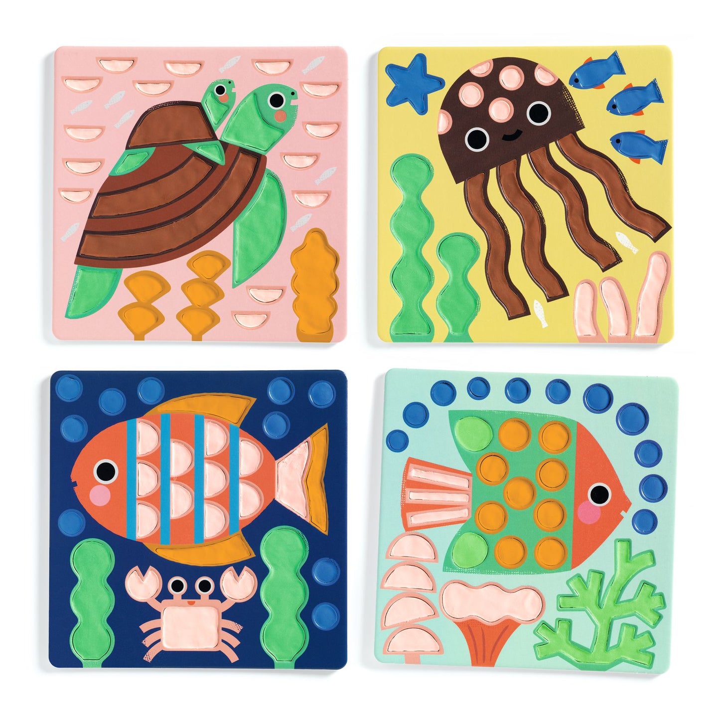 Djeco Air-Dry Clay Colouring – Cheeky Underwater