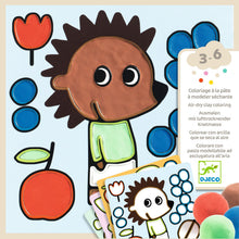 Djeco Air-Dry Clay Colouring – Naughty Garden Friends
