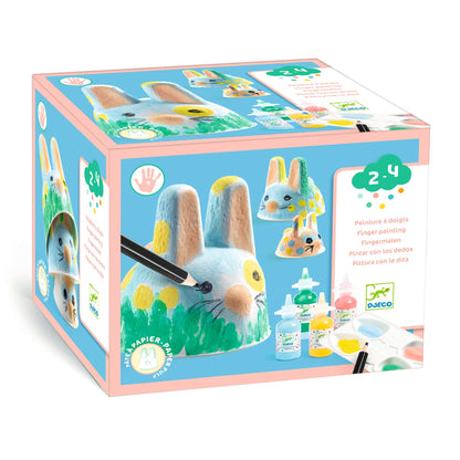 Djeco Finger Painting – Bunny Trio