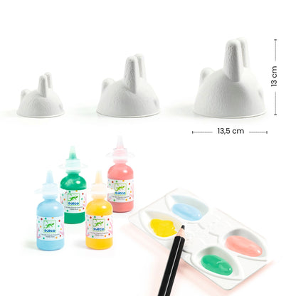 Djeco Finger Painting – Bunny Trio