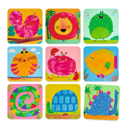 Djeco  Finger Painting – Crazy Animals