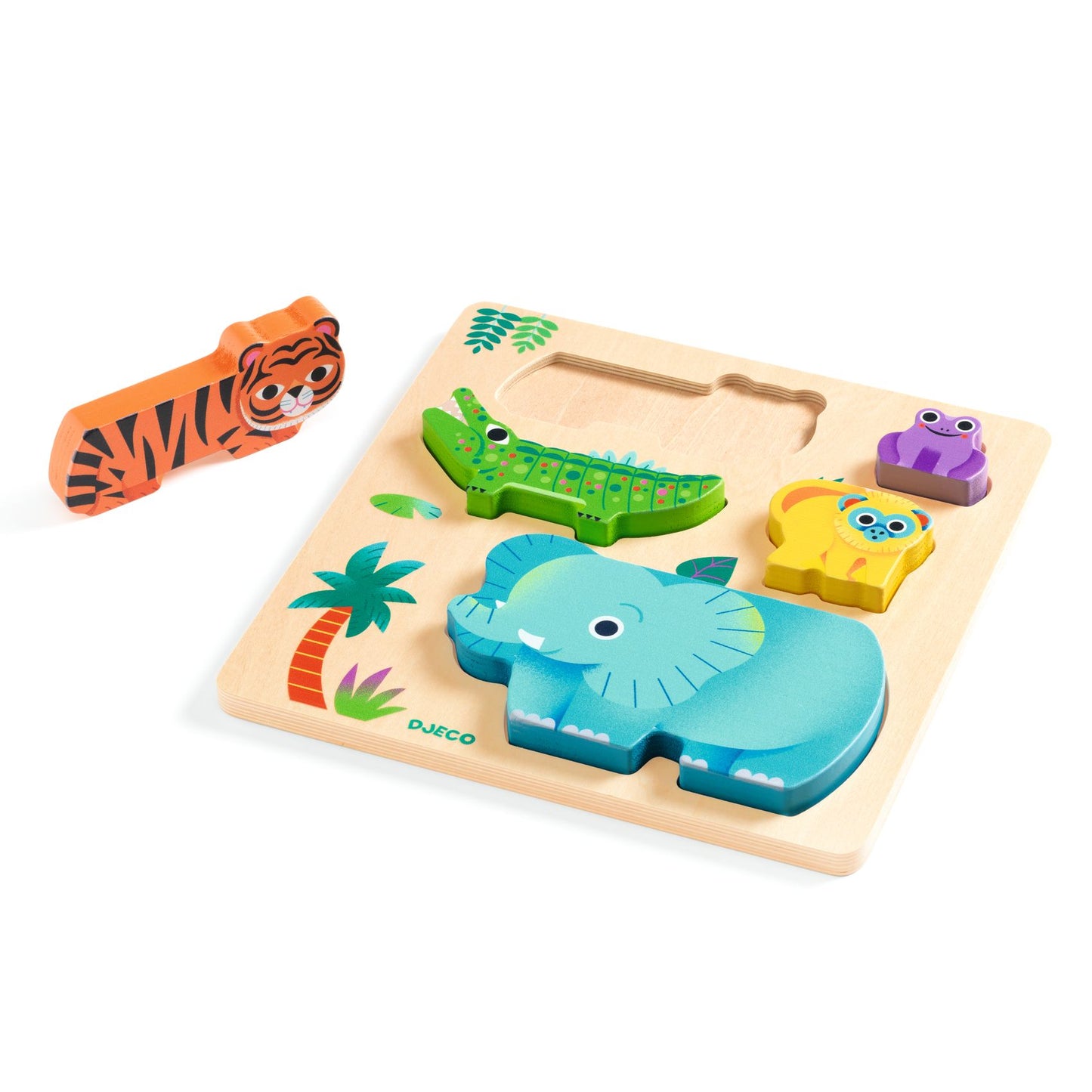 Djeco Woodywild Wooden Puzzle