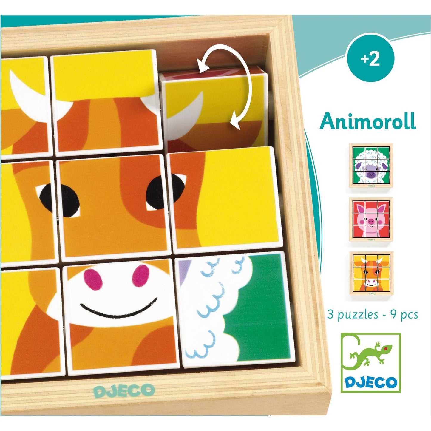 Djeco Tournanimo Animoroll Puzzle