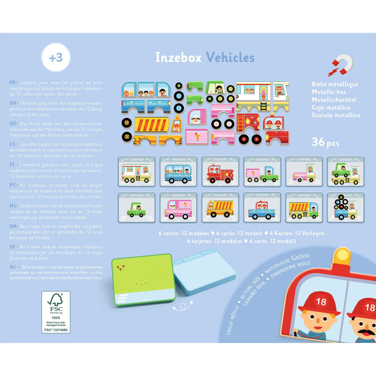 Djeco  Inzebox Vehicles
