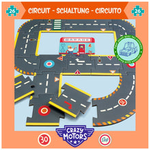 Djeco Crazy Motors City Circuit- Giant Puzzle - 26 Pcs