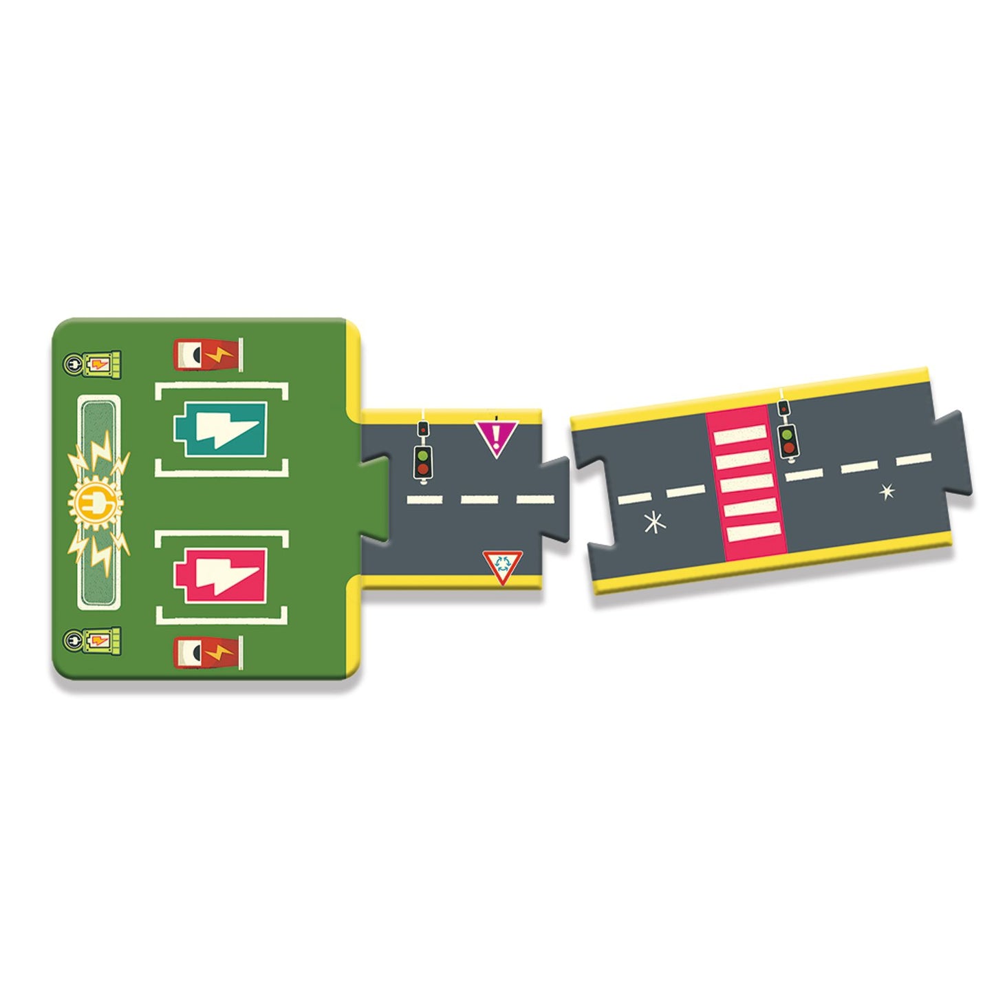 Djeco Crazy Motors City Circuit- Giant Puzzle - 26 Pcs