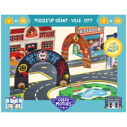 Djeco Puzzl'Up Géant City 28 pcs + 6 pcs