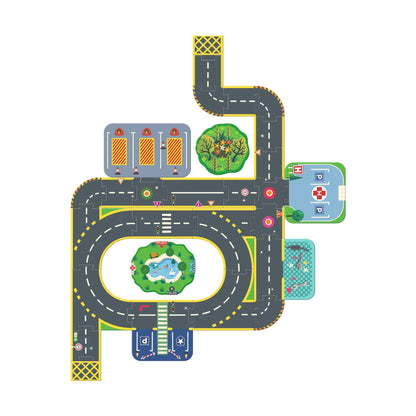 Djeco Puzzl'Up Géant City 28 pcs + 6 pcs