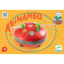 Djeco Red Metal Tongue Drum – 8 Notes Animambo
