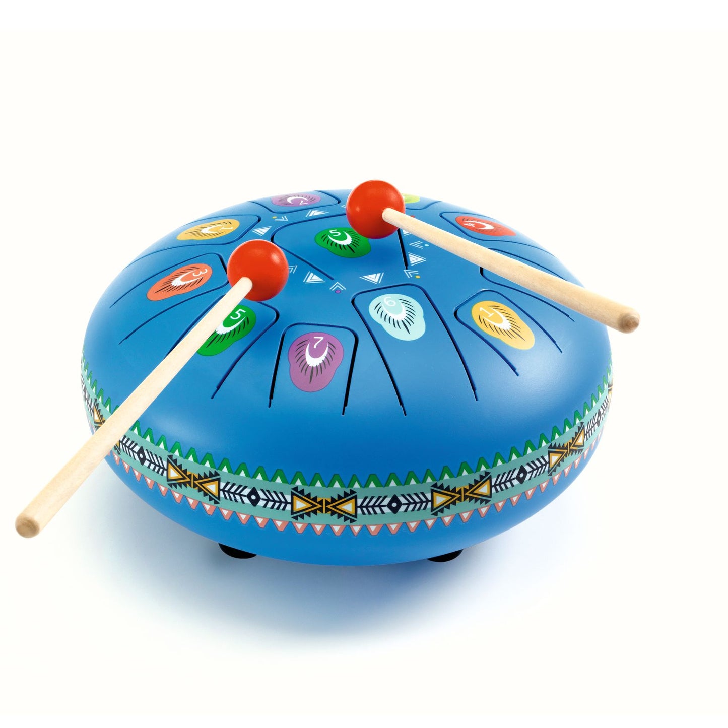 Djeco Large Tongue Drum - 11 Notes Animambo