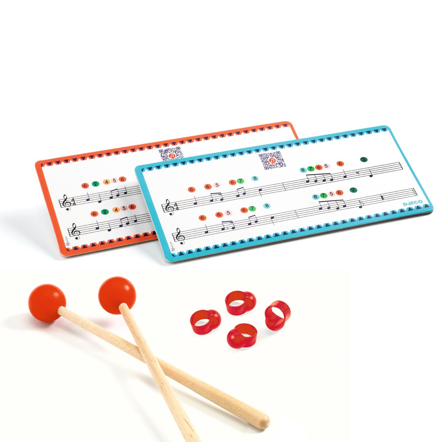 Djeco Large Tongue Drum - 11 Notes Animambo