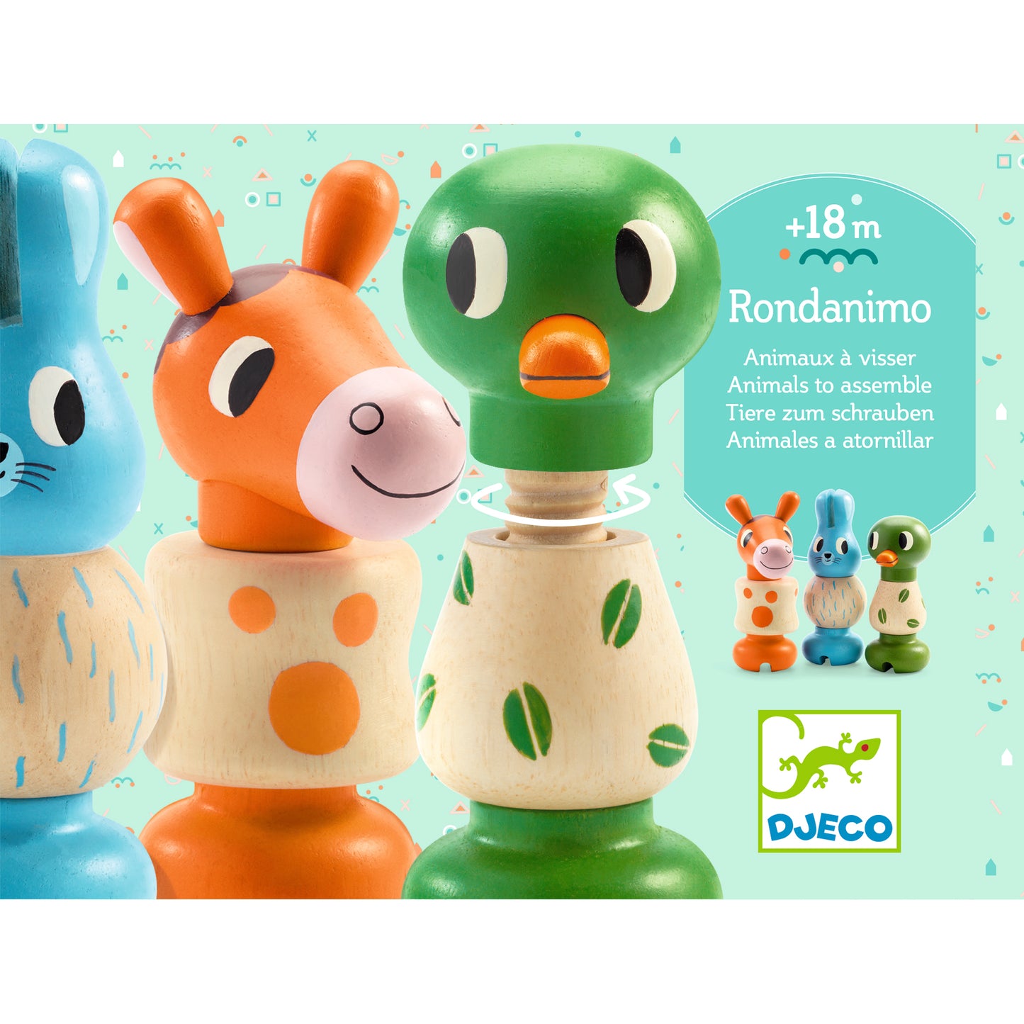 Djeco Rondanimo Animals To Assemble