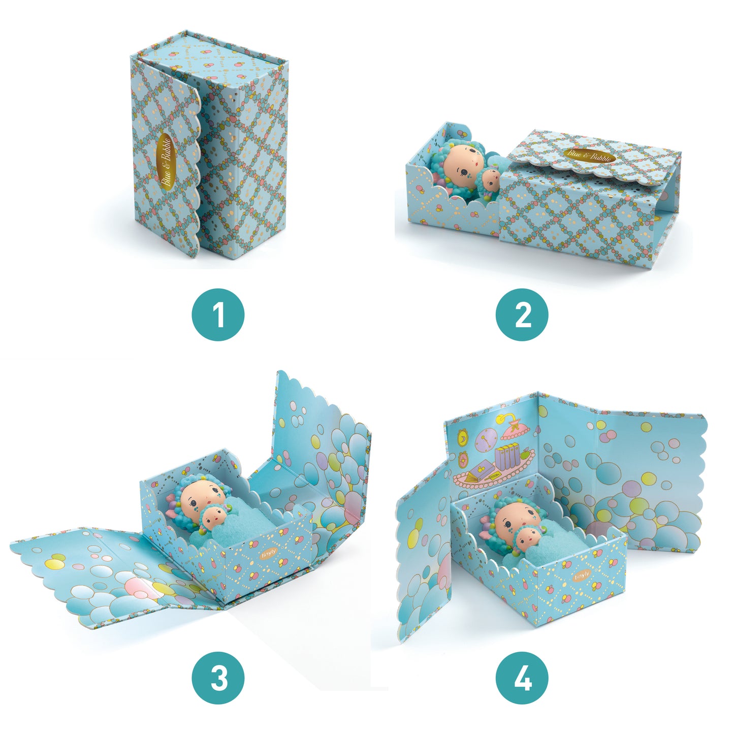 Djeco Tinyly Blue Tinyroom