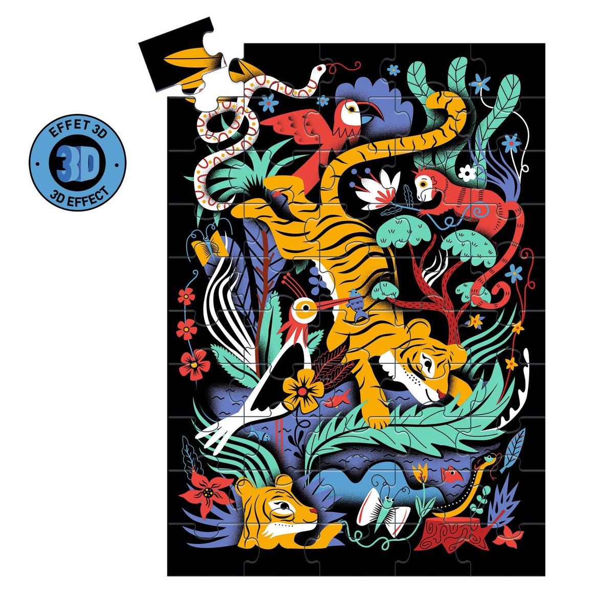 Djeco Magic Puzzle The Tiger Leap