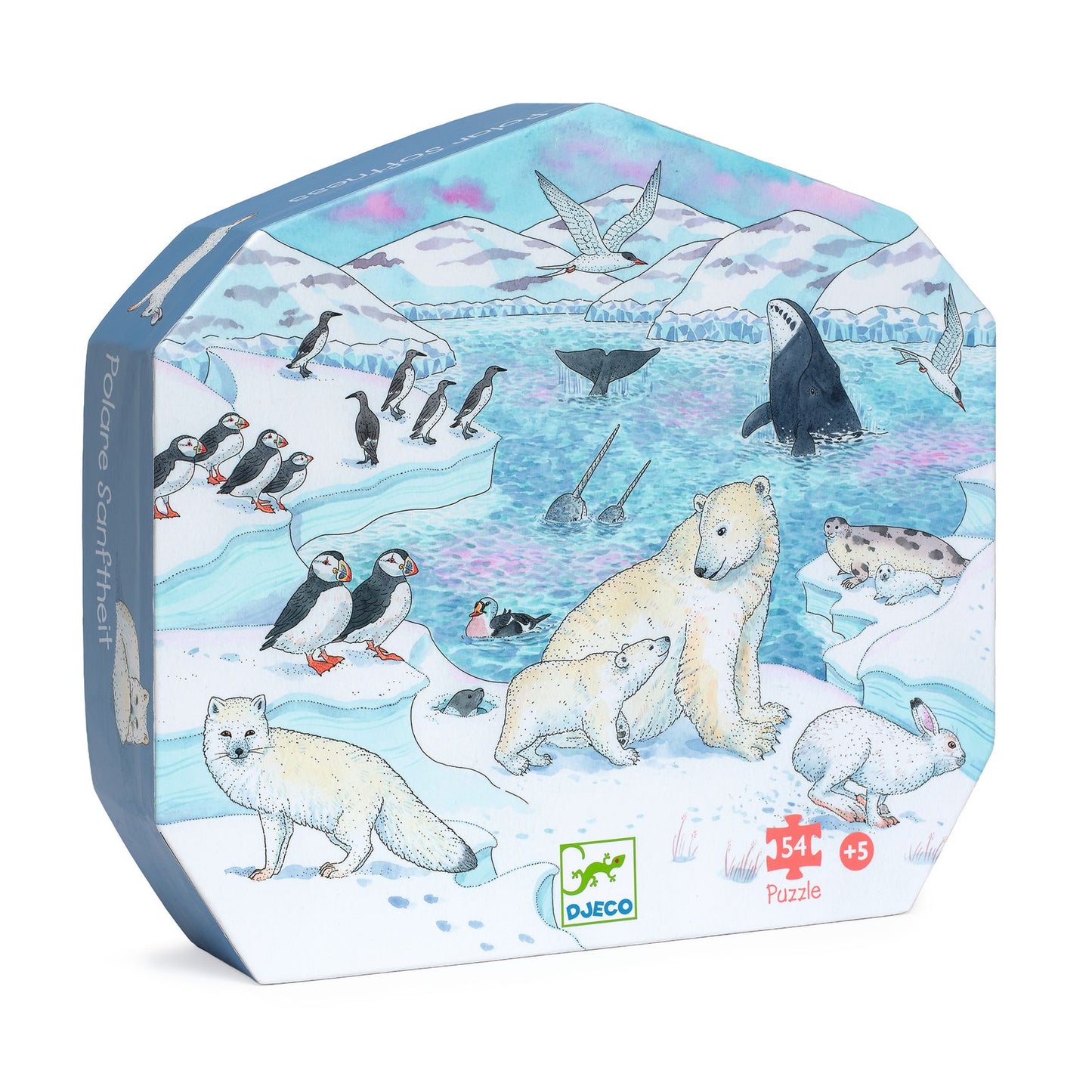 Djeco Polar Softness - 54 Pcs Silhouette Puzzles
