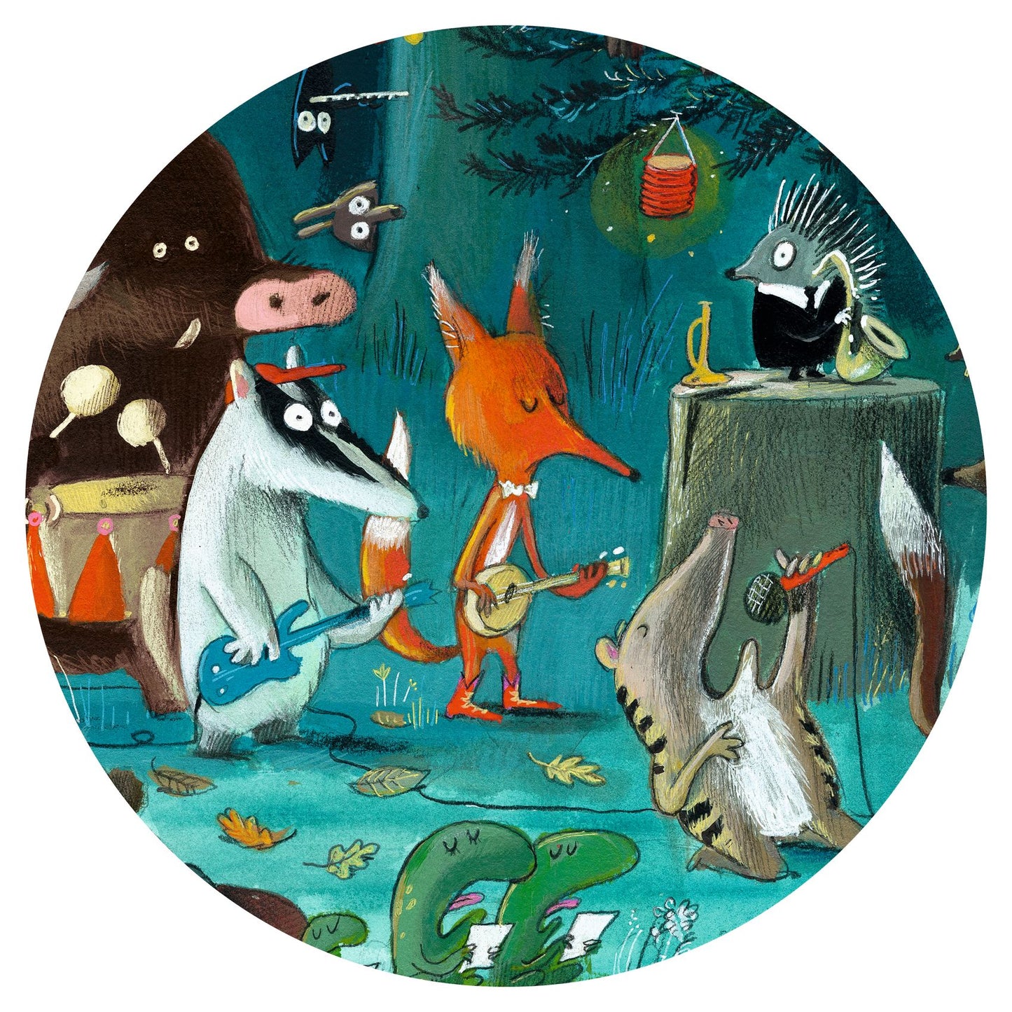 Djeco The Orchestra - 35Pcs Observation Puzzles