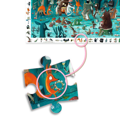 Djeco The Orchestra - 35Pcs Observation Puzzles