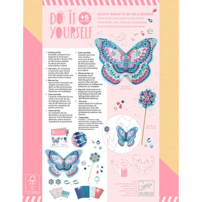 Djeco DIY Fairy Wings and Wand To Decorate Like A Fairy