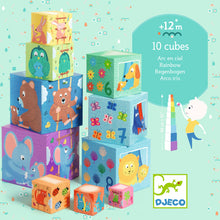 Djeco Rainbow Stacking Cubes