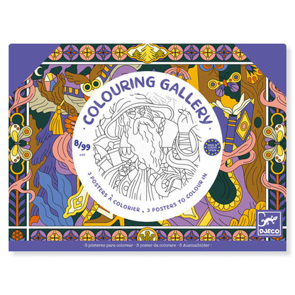 Djeco Colouring Gallery Heroic
