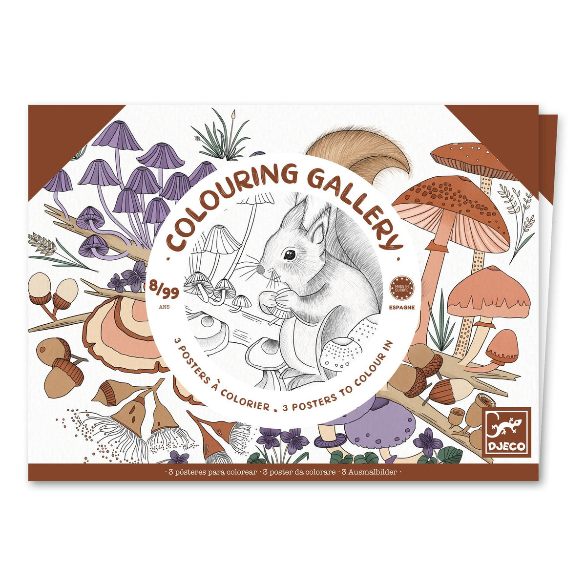 Djeco Colouring Gallery Naturalist