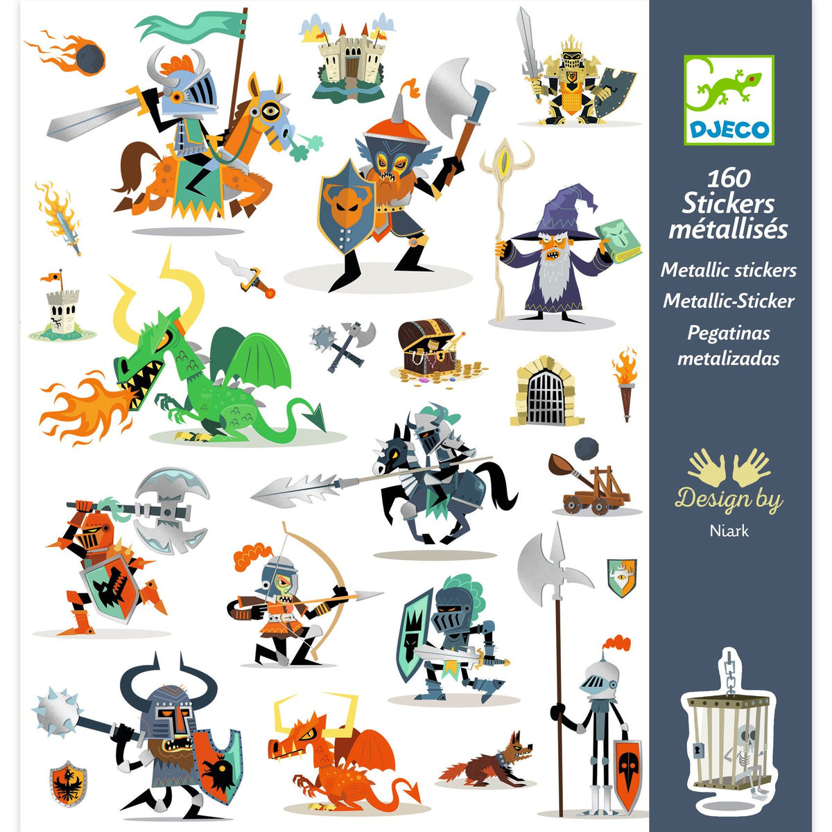 Djeco Stickers Knights
