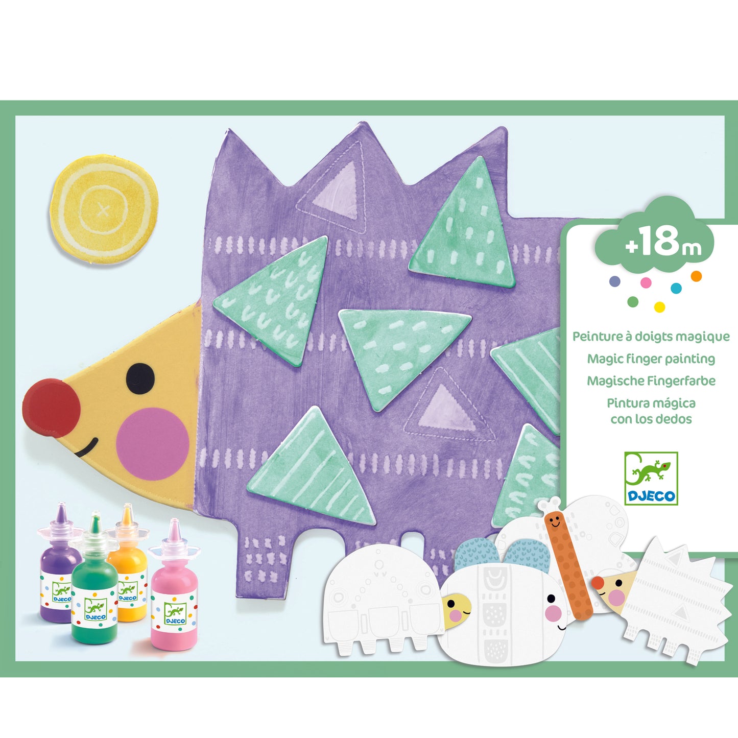 Djeco Small Forms Magic Finger Painting Kit