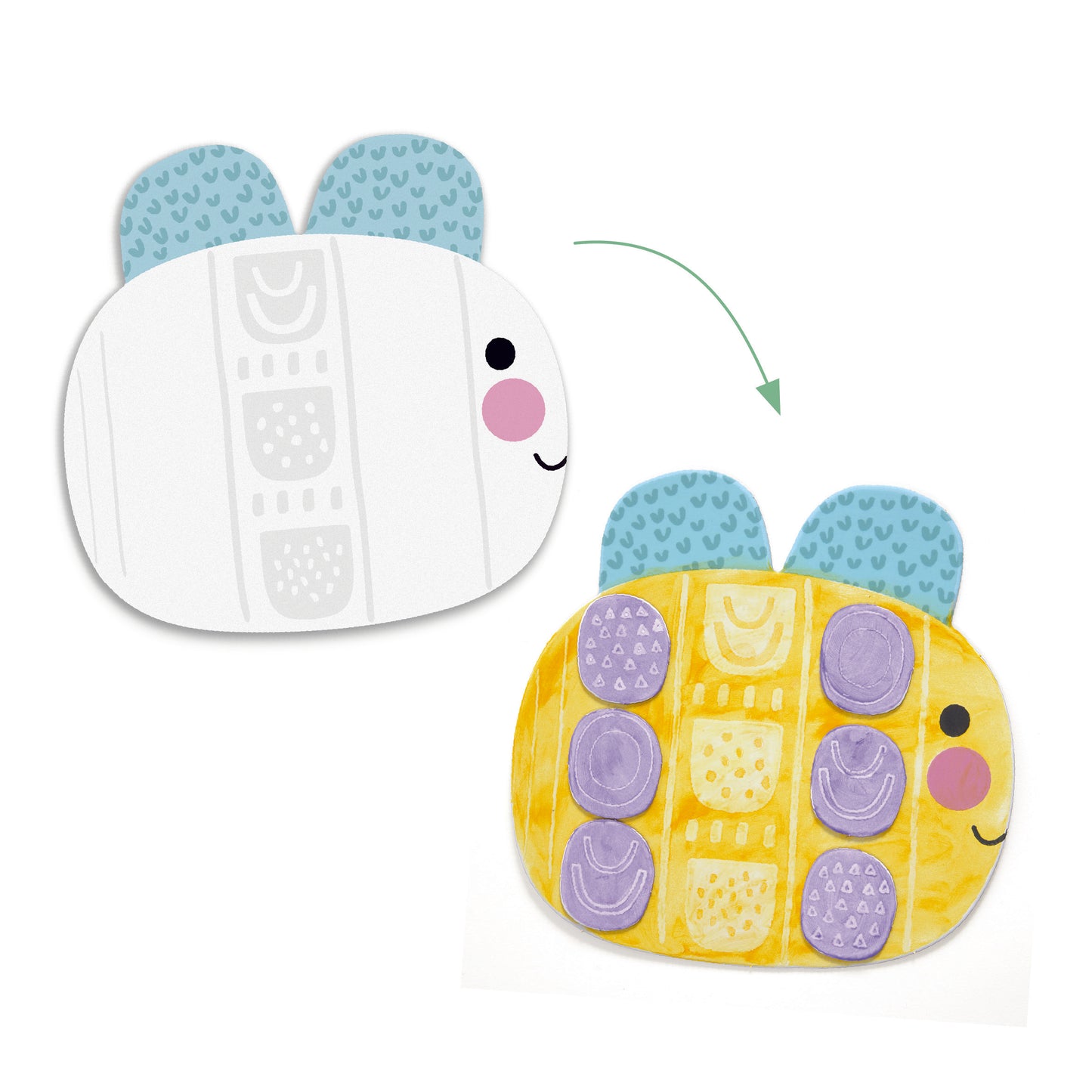 Djeco Small Forms Magic Finger Painting Kit