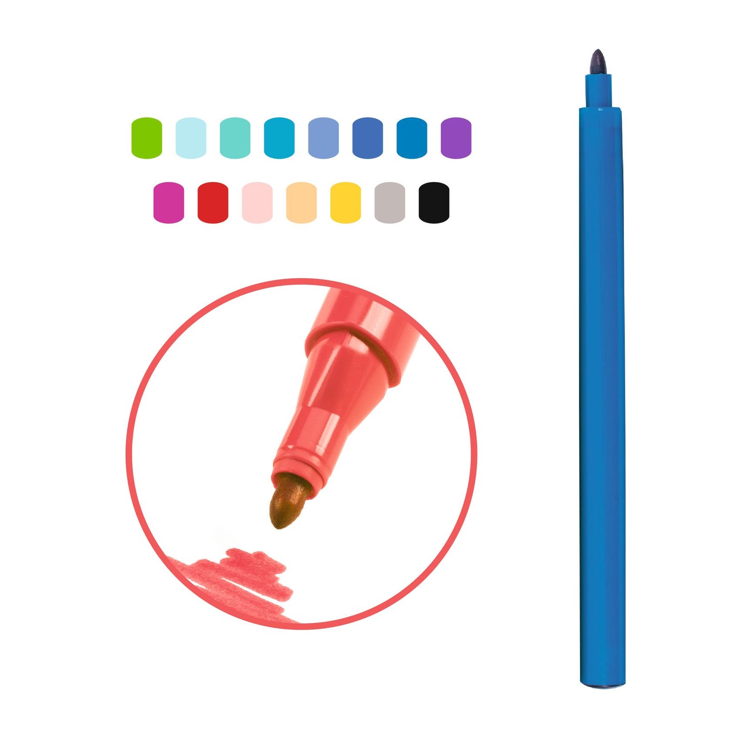 Djeco Pacific Felt Tip Pens