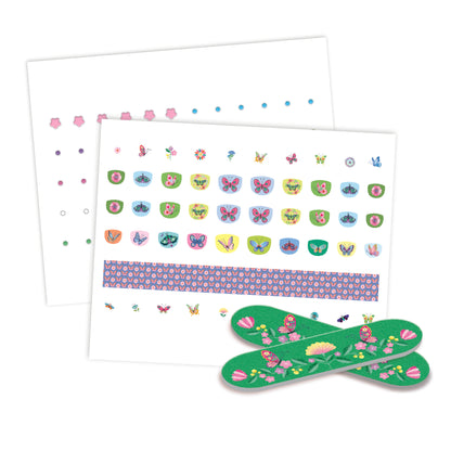 Djeco Springtime Butterflies Nails Stickers