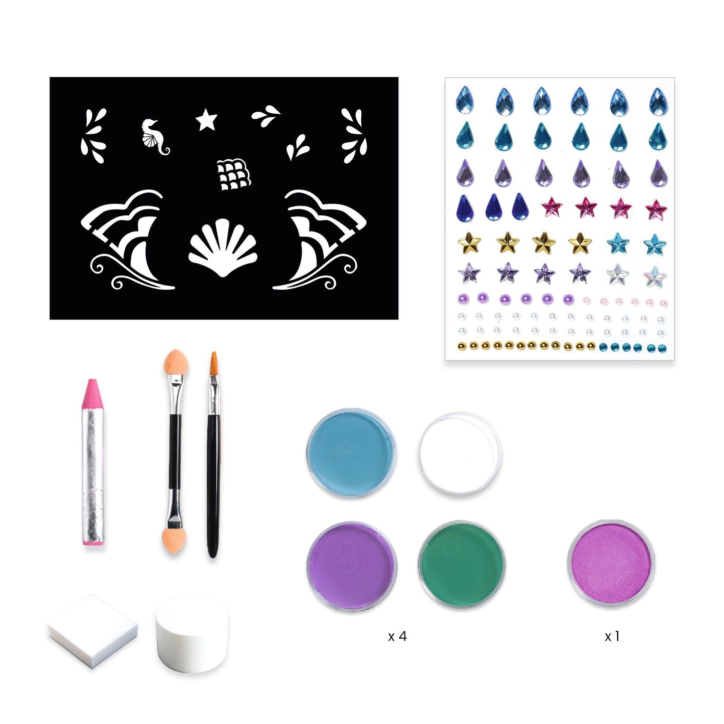 Djeco Pearl Paints Sets And Accessories