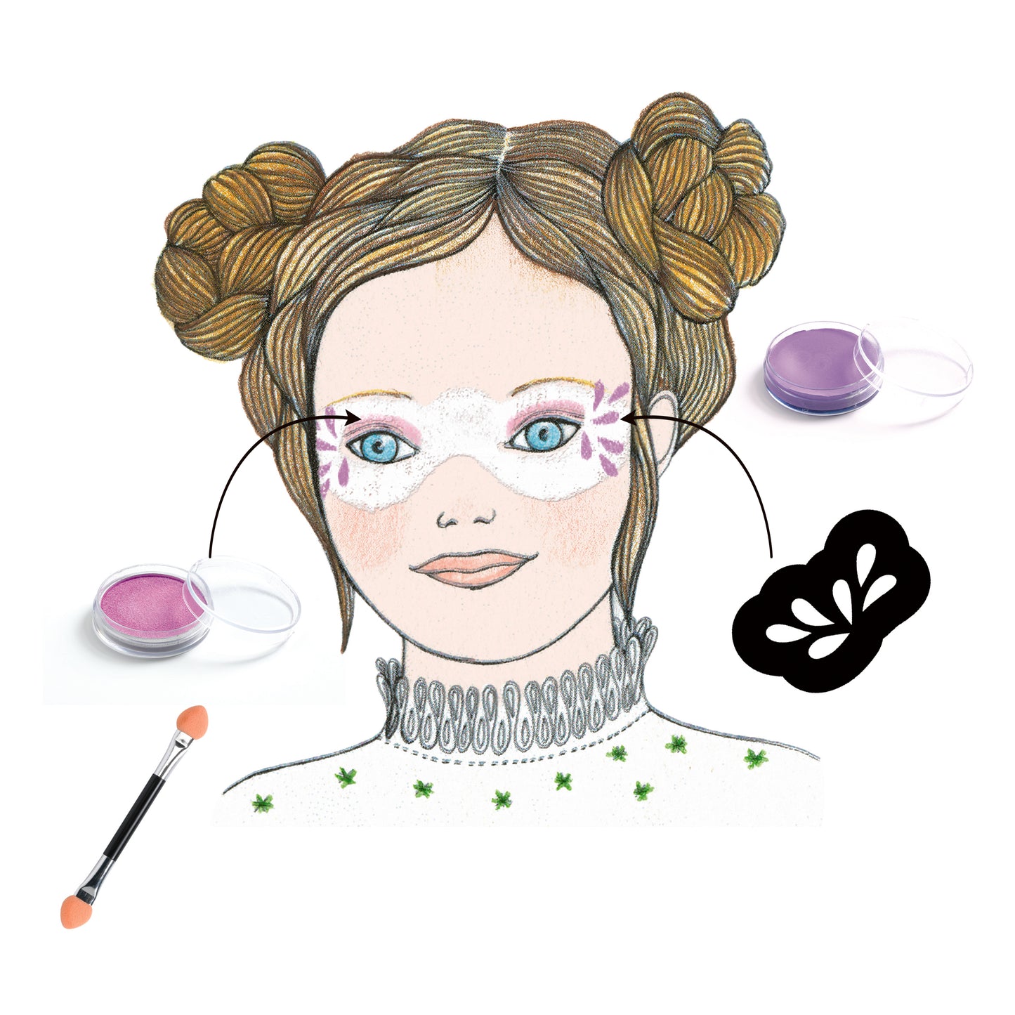 Djeco Pearl Paints Sets And Accessories