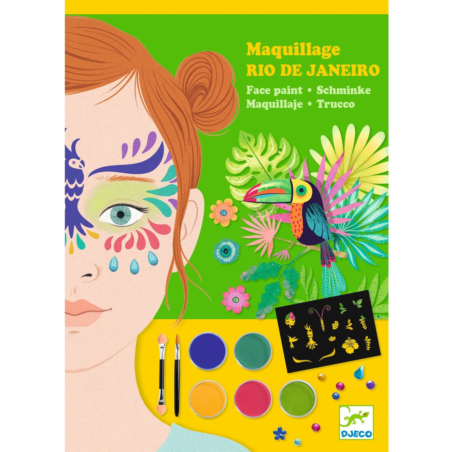 Djeco Rio De Janeiro Face Paints Sets And Accessories