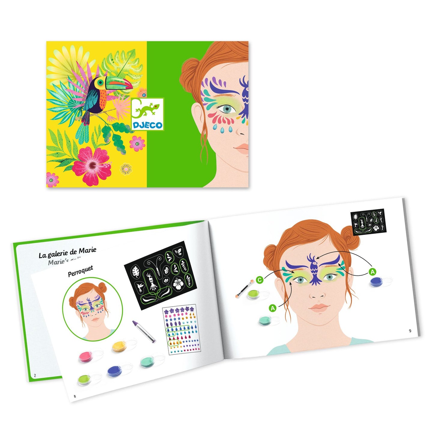 Djeco Rio De Janeiro Face Paints Sets And Accessories