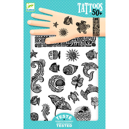 Djeco Polynesia Temporary Tattoos