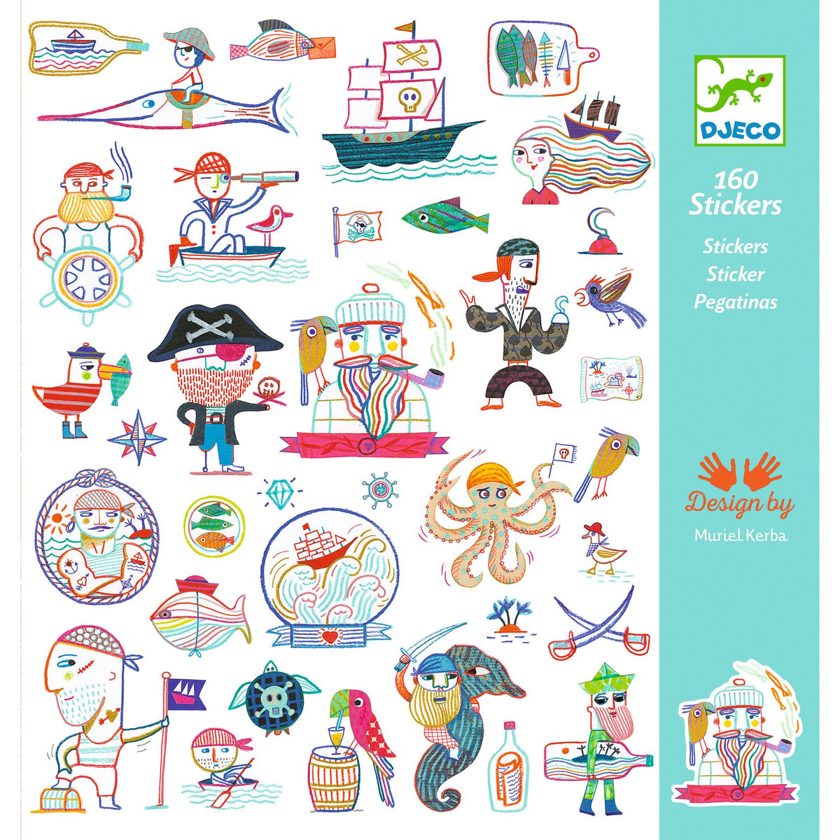Djeco Stickers Pirate Attack!