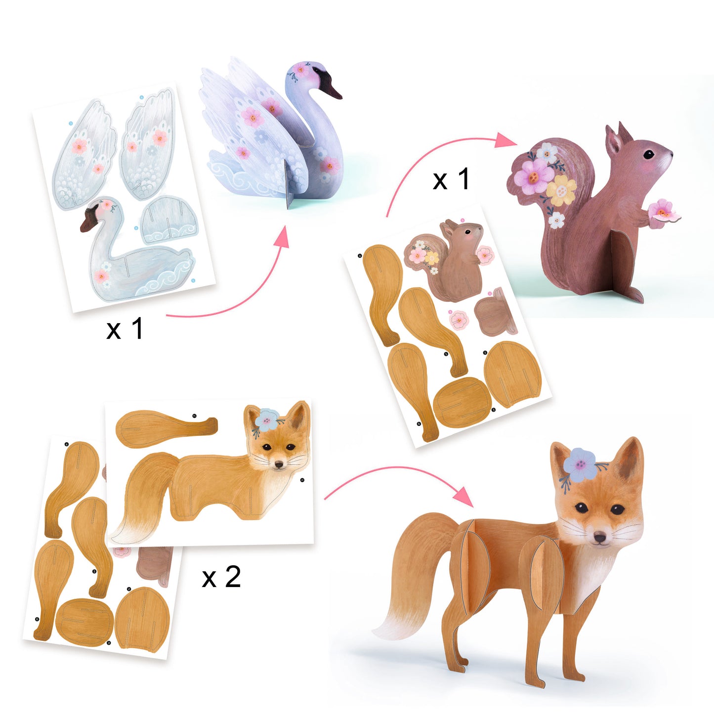 Djeco Creative Activities Fluffy box