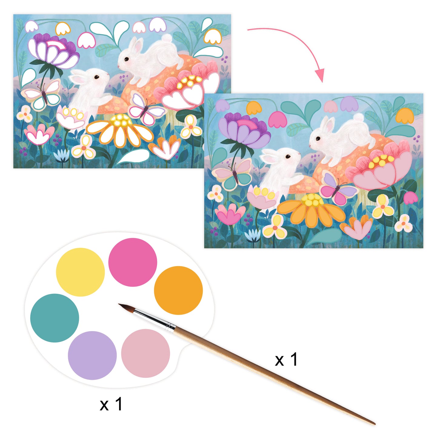 Djeco Creative Activities Fluffy box