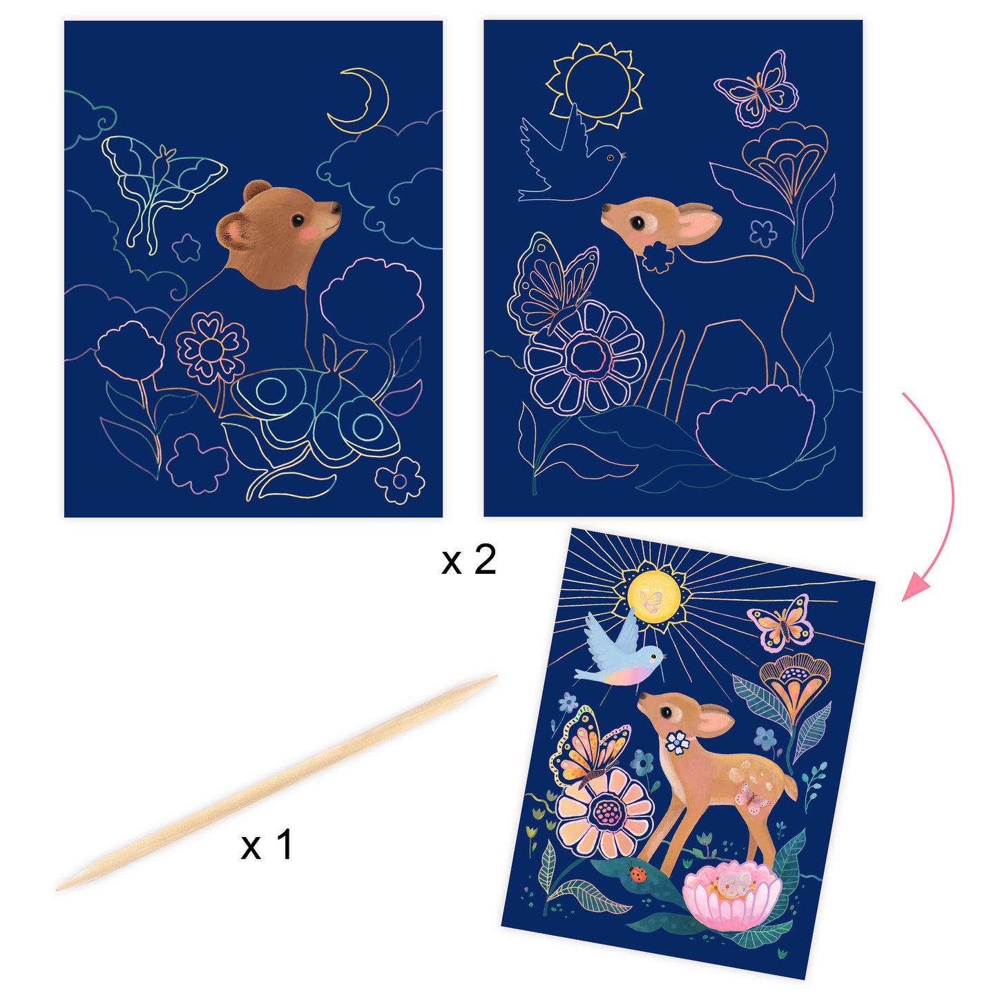 Djeco Creative Activities Fluffy box