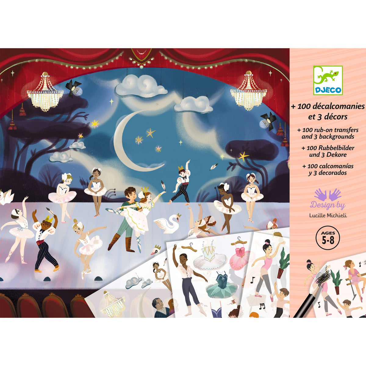 Djeco Decals Little Ballet Dancers