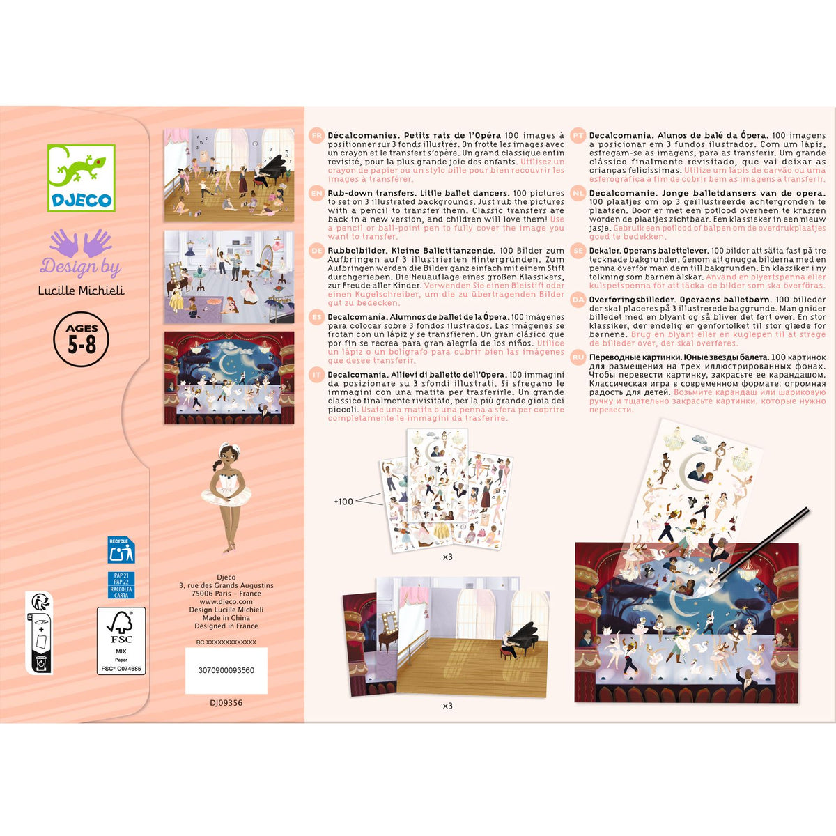 Djeco Decals Little Ballet Dancers