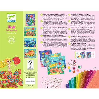 Djeco Collage Mosaic Kits - The Murmaids Song