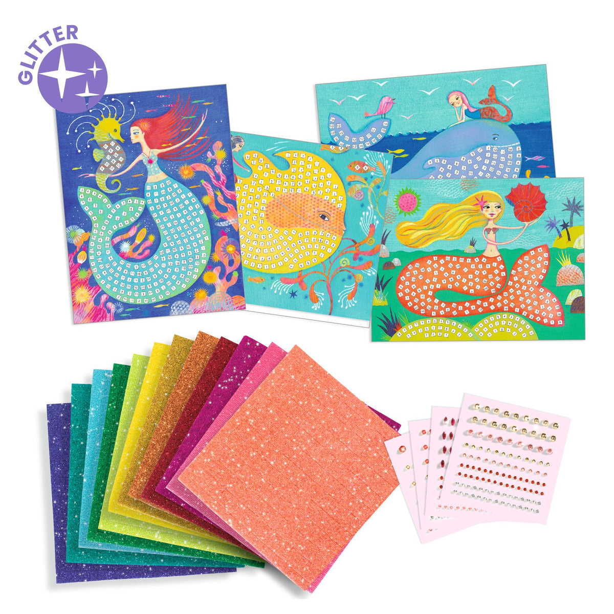 Djeco Collage Mosaic Kits - The Murmaids Song