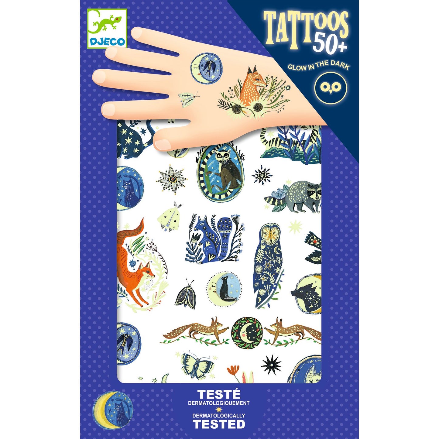 Djeco Nighttime Reflections Temporary Tattoos