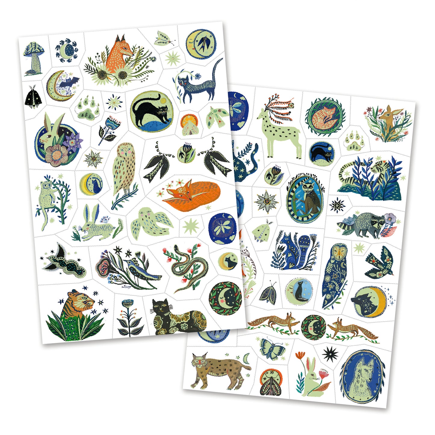Djeco Nighttime Reflections Temporary Tattoos