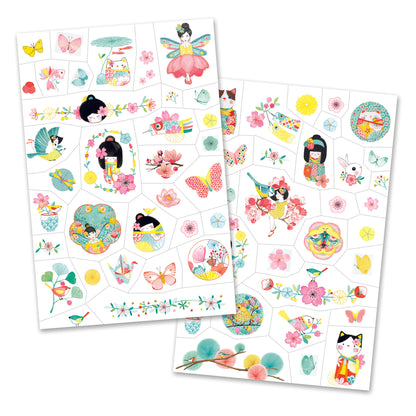 Djeco Sakura Temporary Tattoos