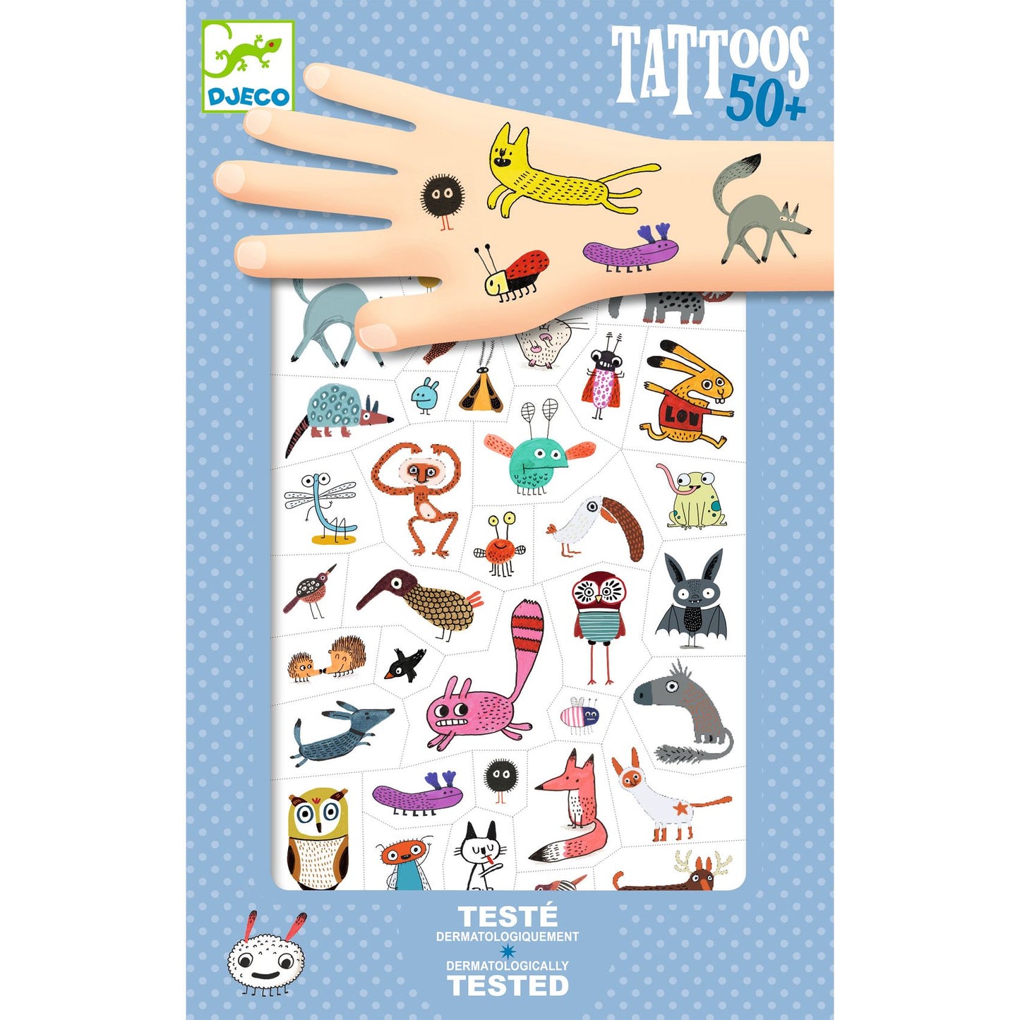 Djeco Little Critters Temporary Tattoos